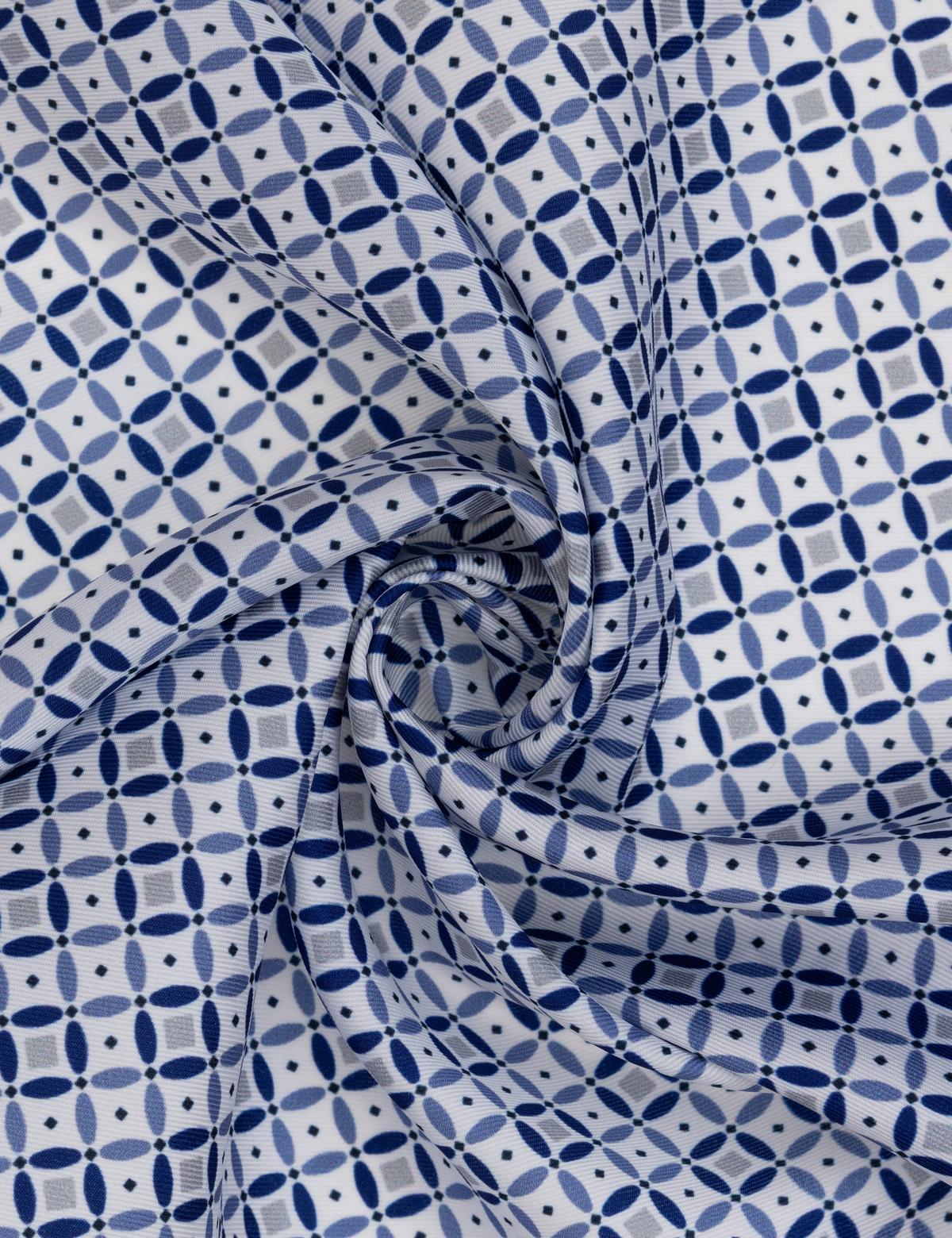 Lacivert Desenli Mendil - 50317573001