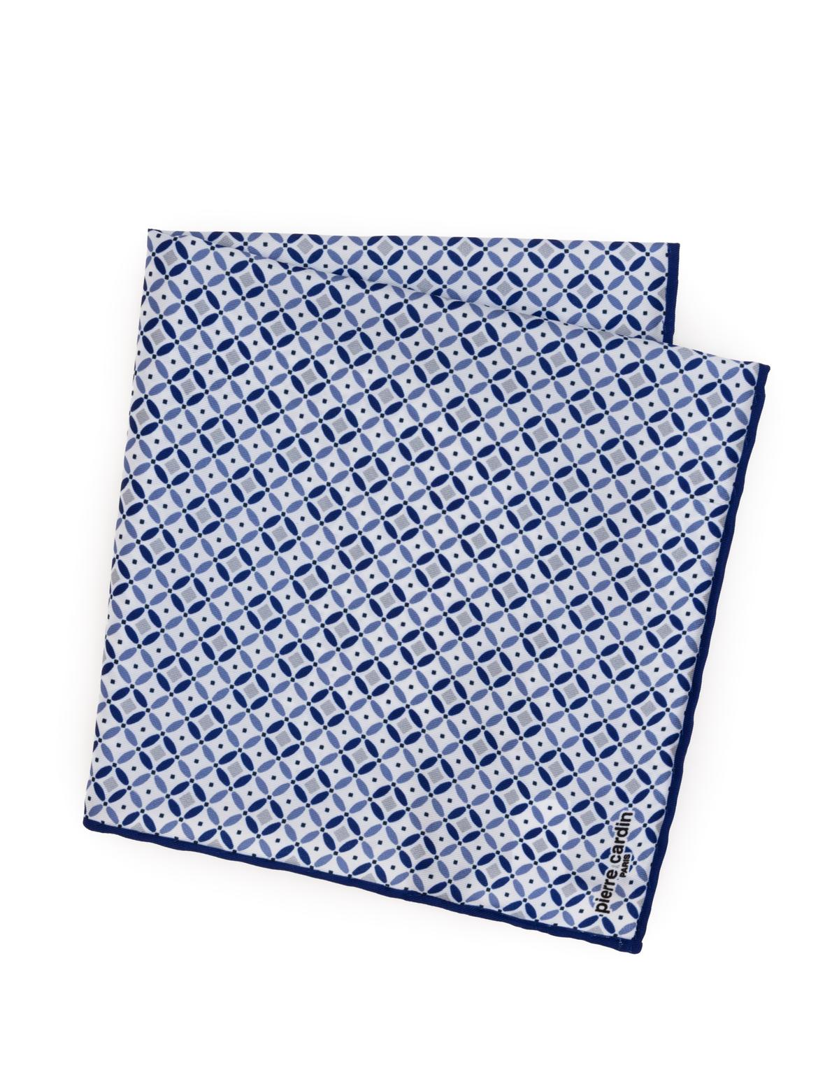 Lacivert Desenli Mendil - 50317573001