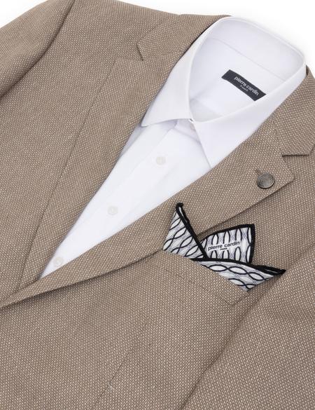 Lacivert Keten Mendil - 50316446001