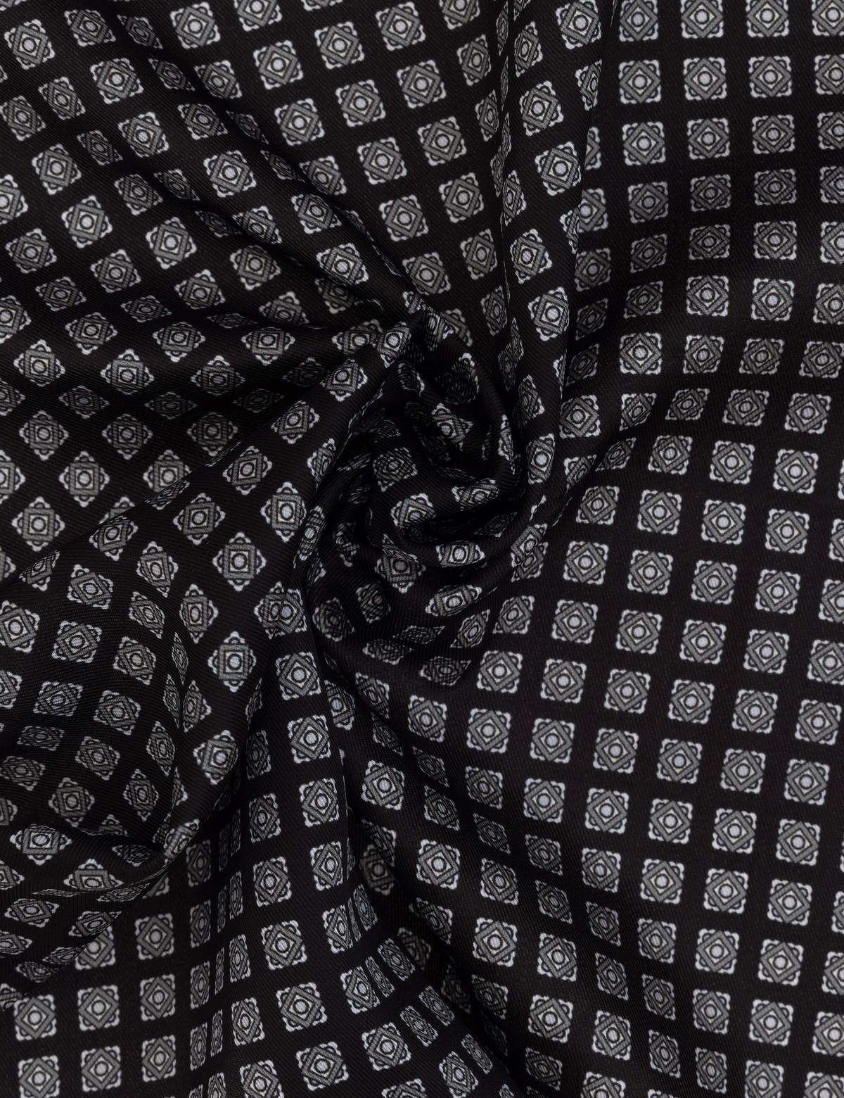 Siyah Desenli Mendil - 50316439001