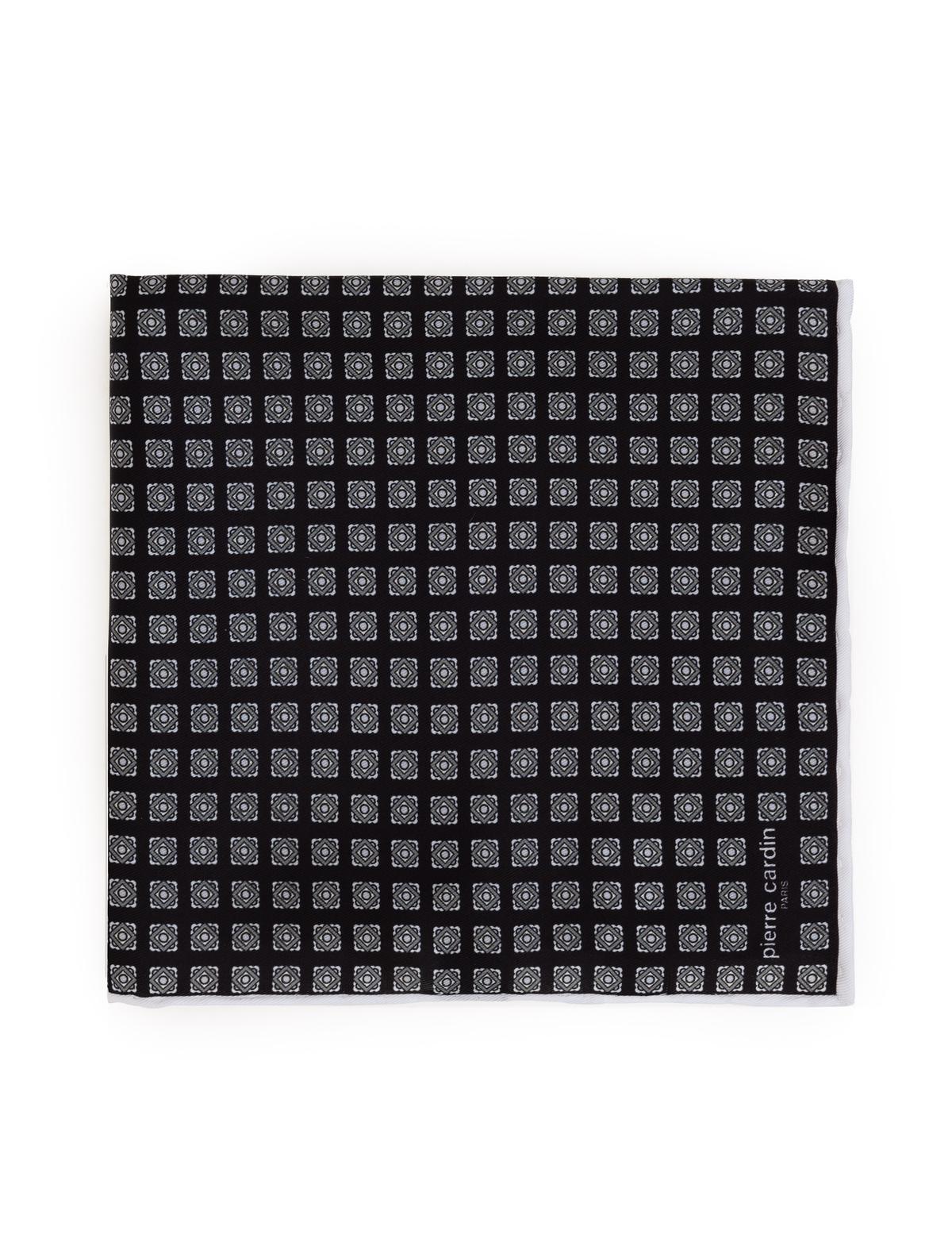 Siyah Desenli Mendil - 50316439001