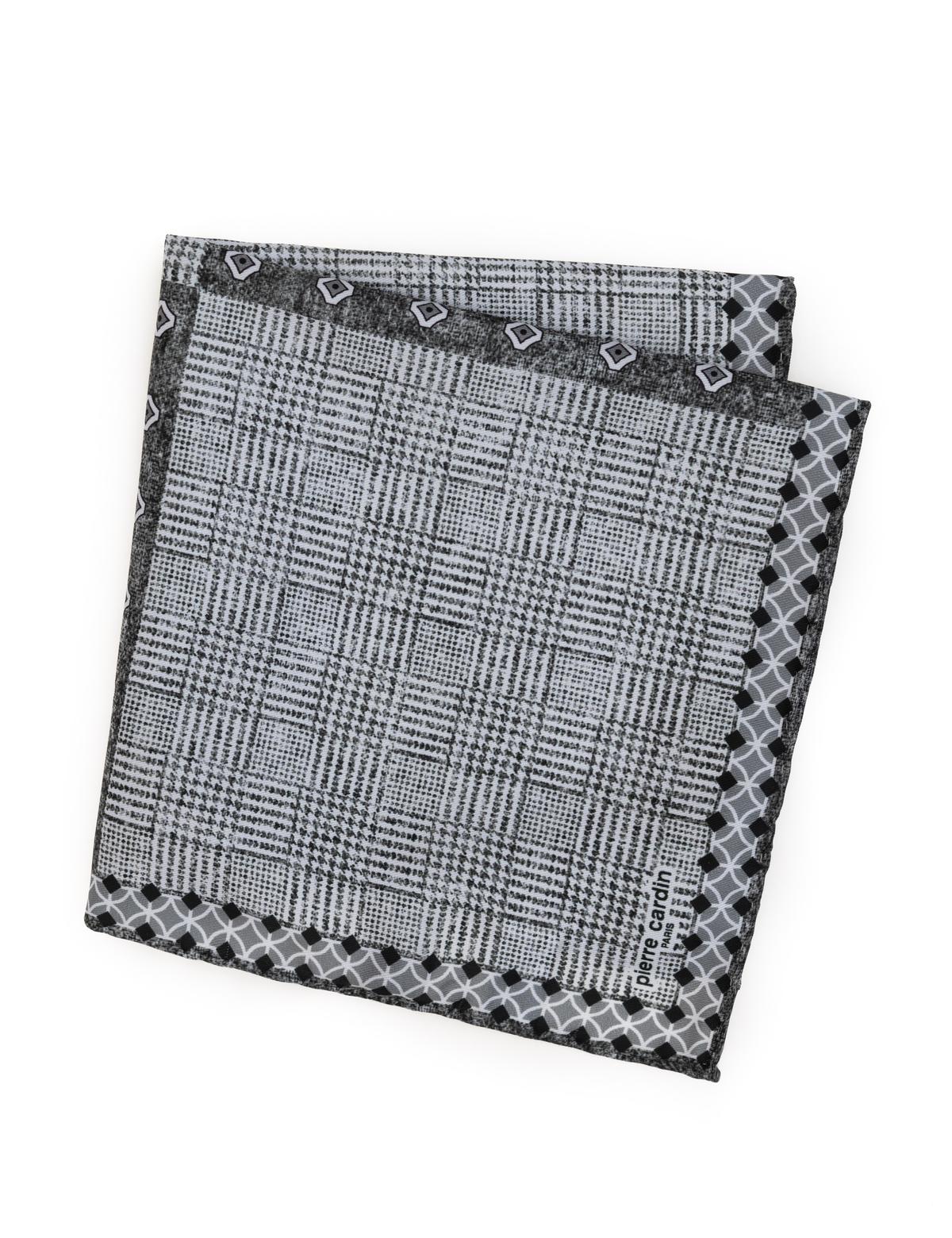 Gri Desenli Mendil - 50317579001