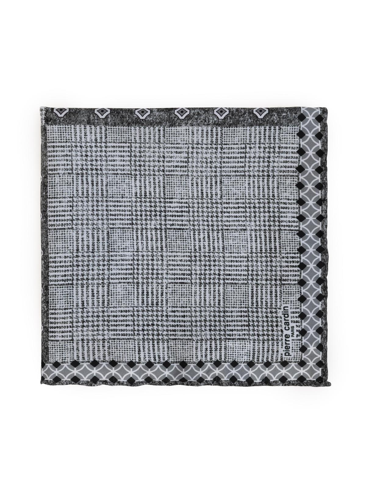 Gri Desenli Mendil - 50317579001