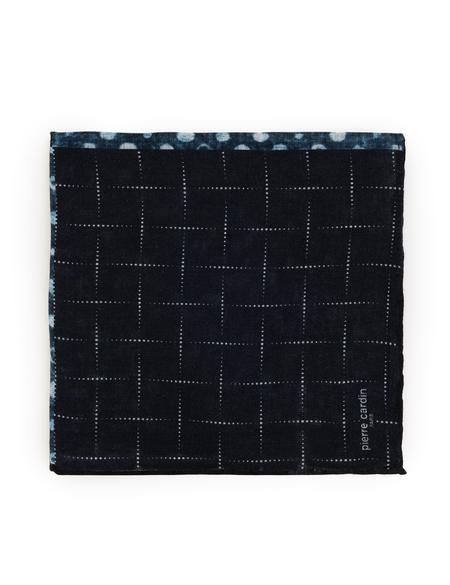 Lacivert Keten Mendil - 50316447001