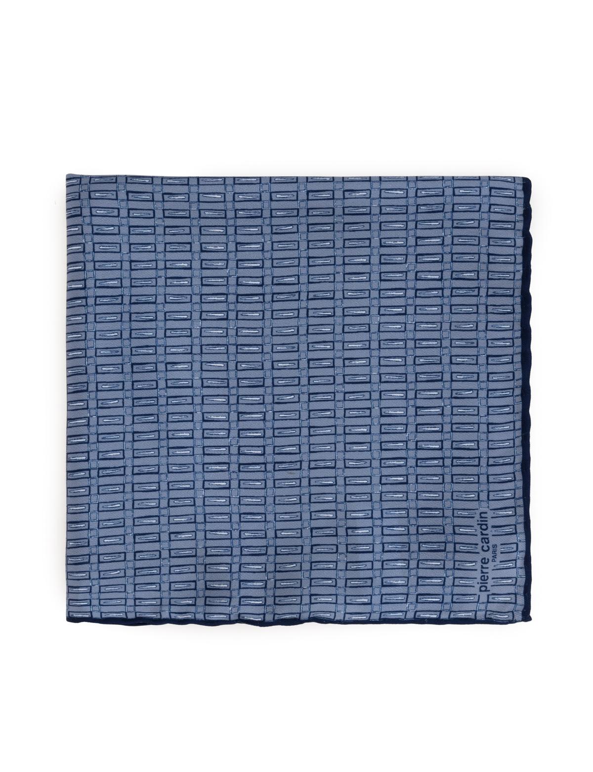 Lacivert Desenli Mendil - 50316437002