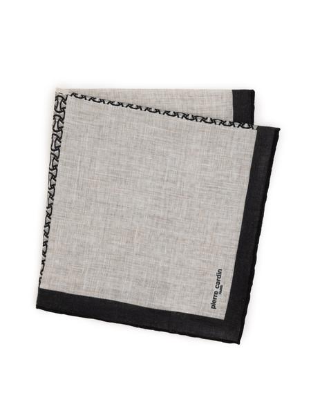 Siyah Keten Mendil - 50316445001