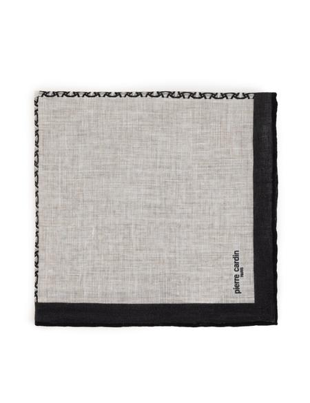 Siyah Keten Mendil - 50316445001