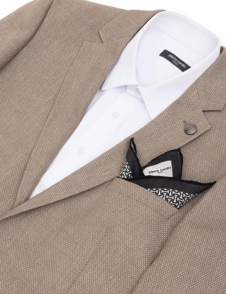 Siyah Keten Mendil - 50316445001