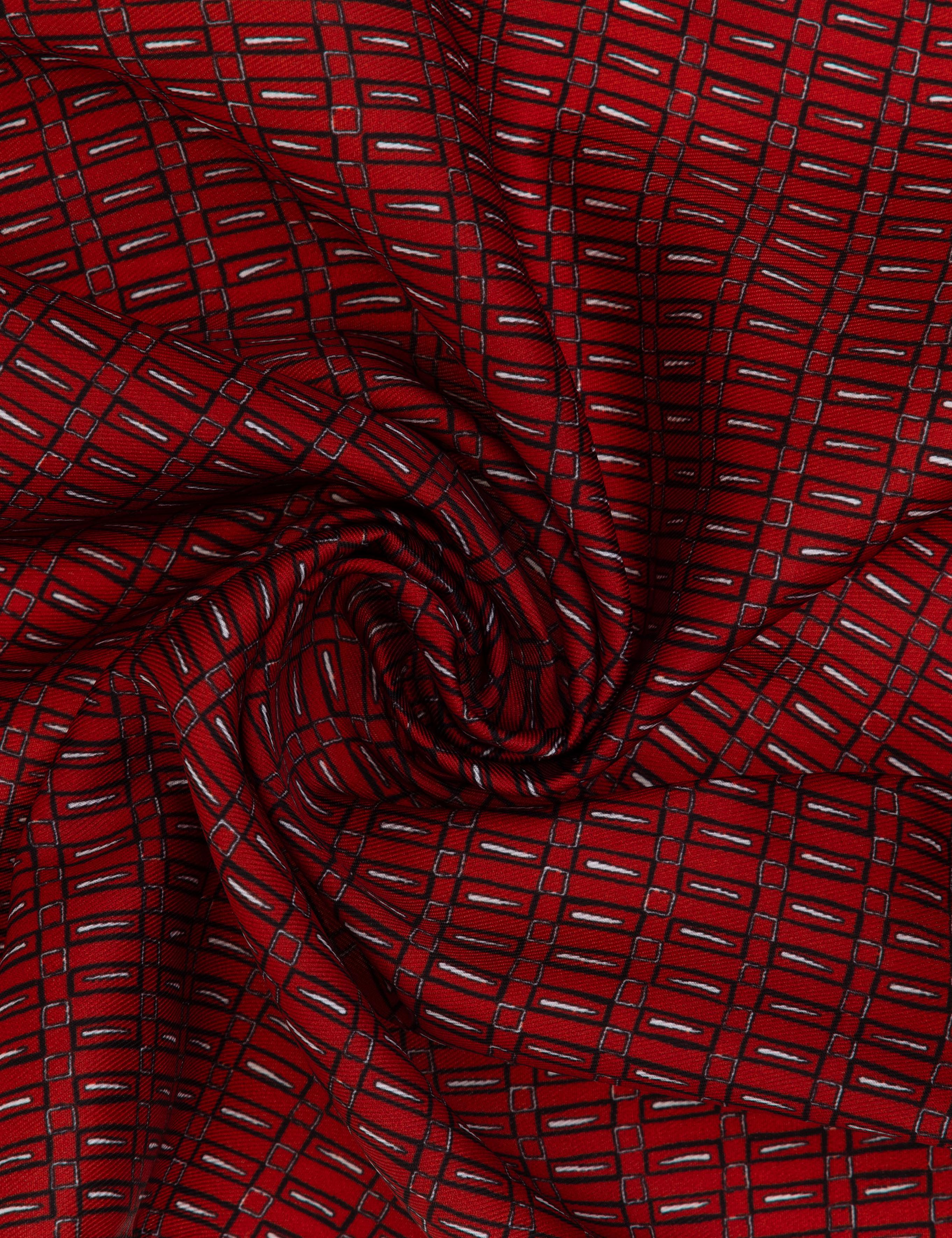 Kırmızı Desenli Mendil