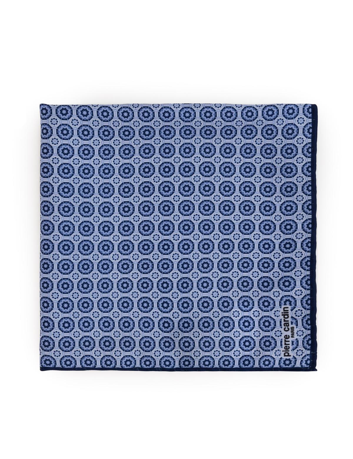 Mavi Desenli Mendil - 50317586001