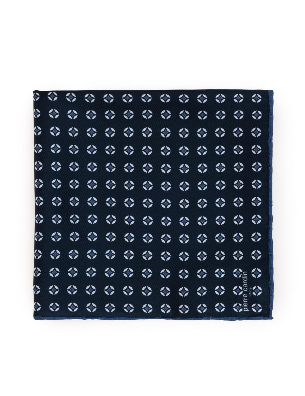 Mavi Desenli Mendil - 50317585001