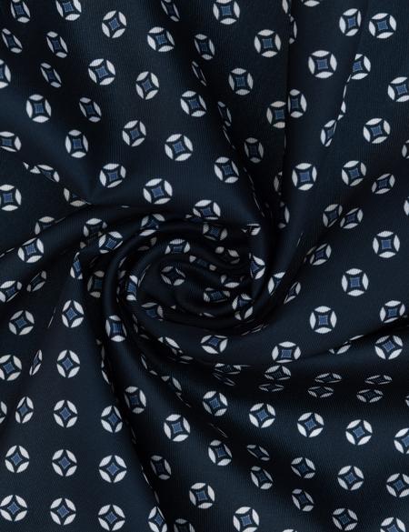 Mavi Desenli Mendil - 50317585001