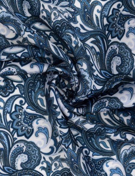 Lacivert Desenli Mendil - 50316438001