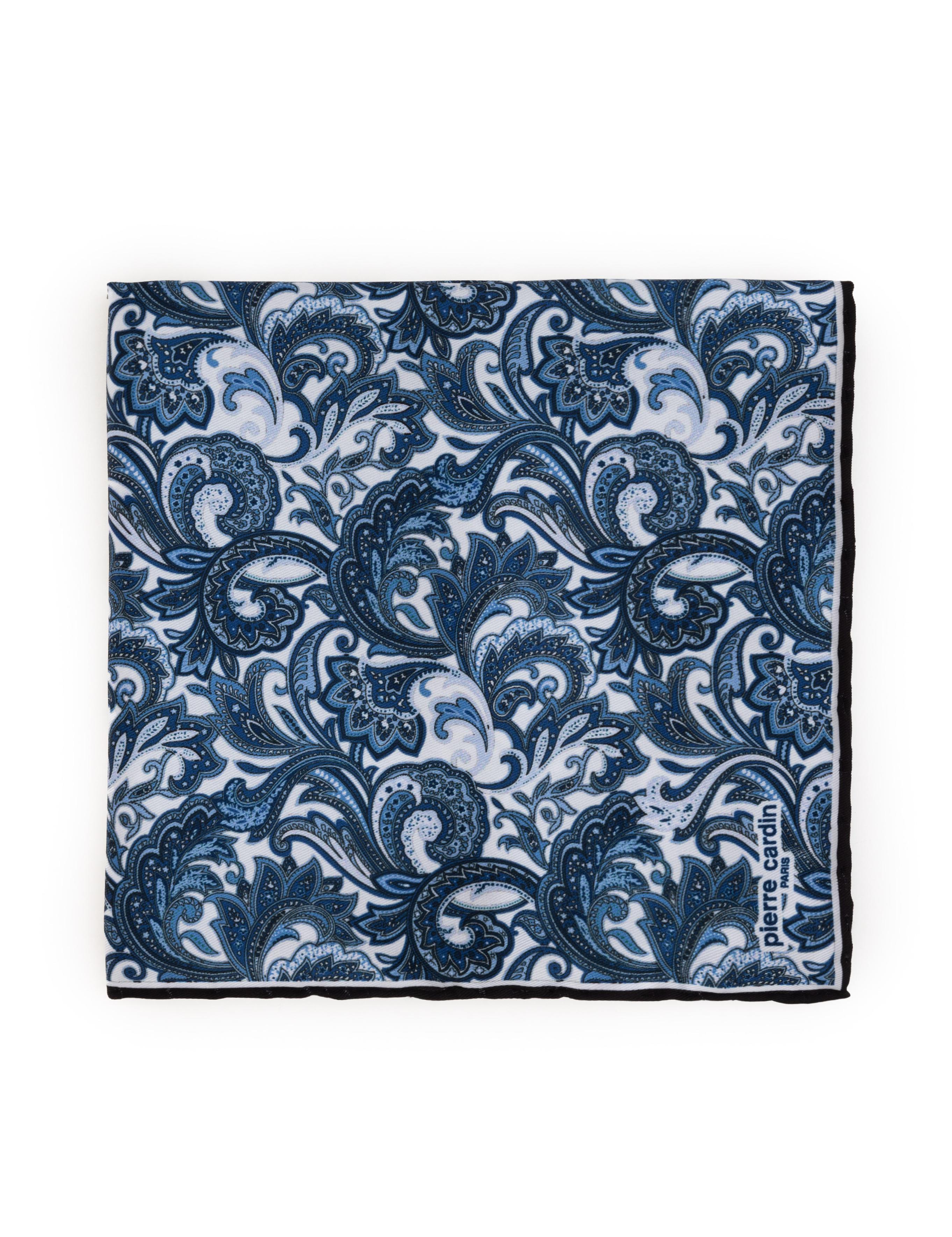 Lacivert Desenli Mendil