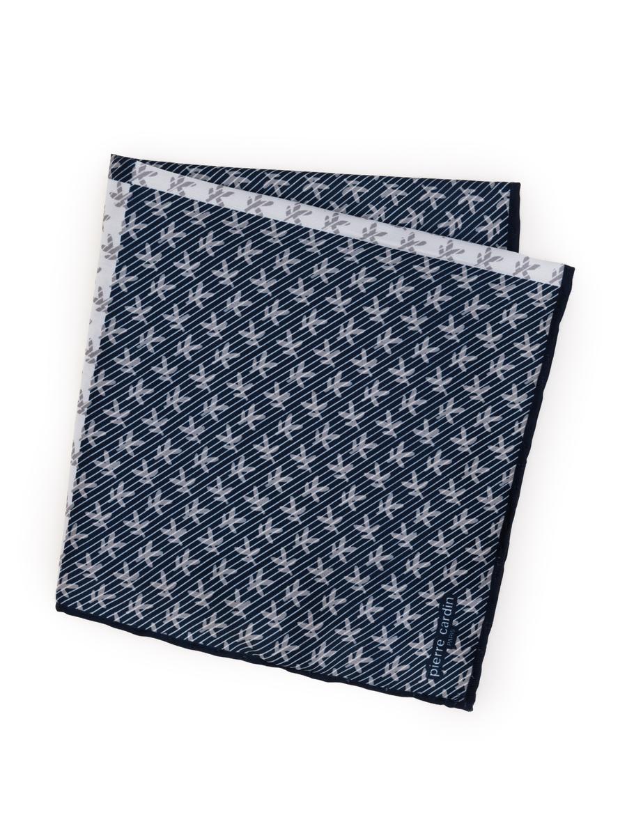 Lacivert Desenli Mendil