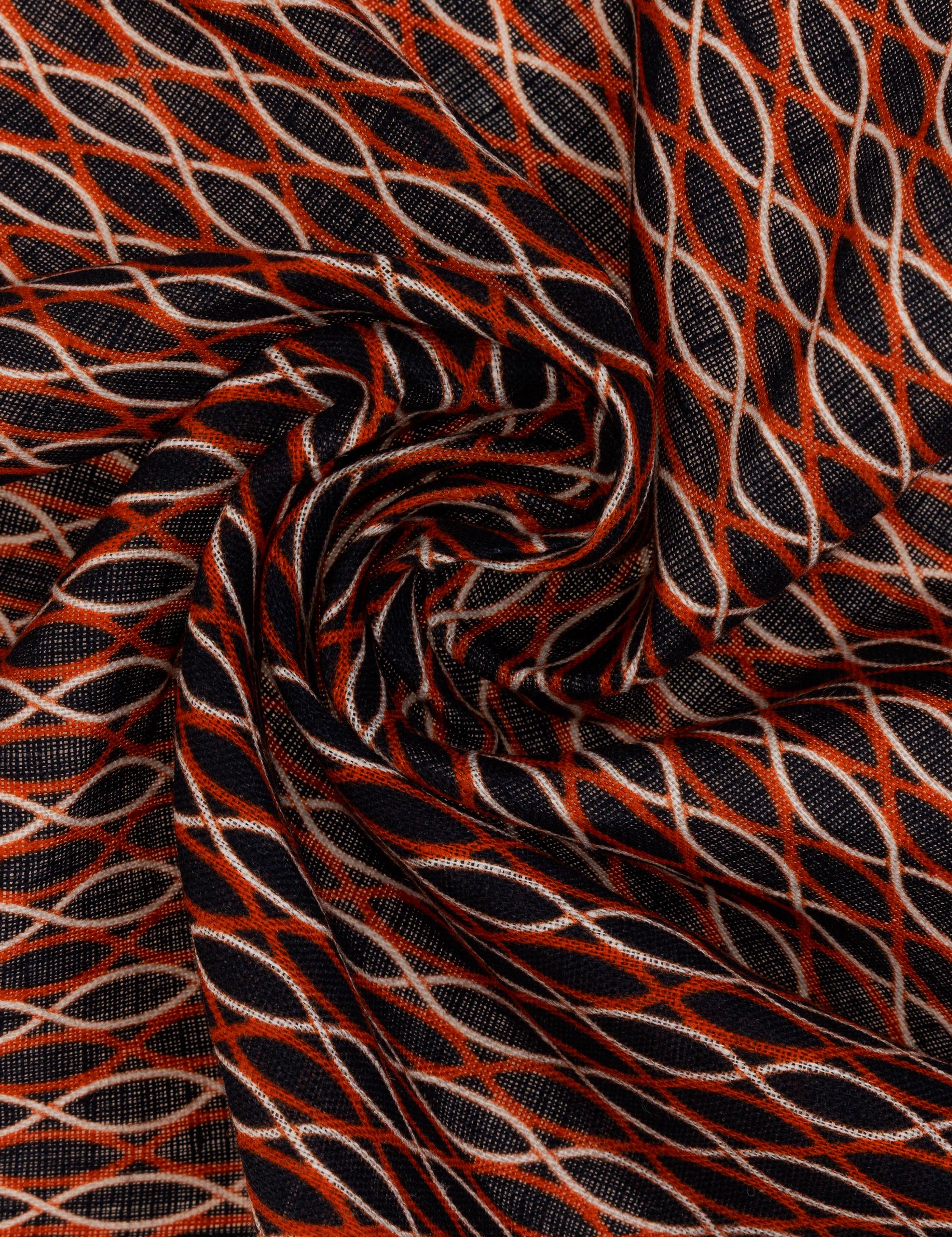 Turuncu Keten Mendil