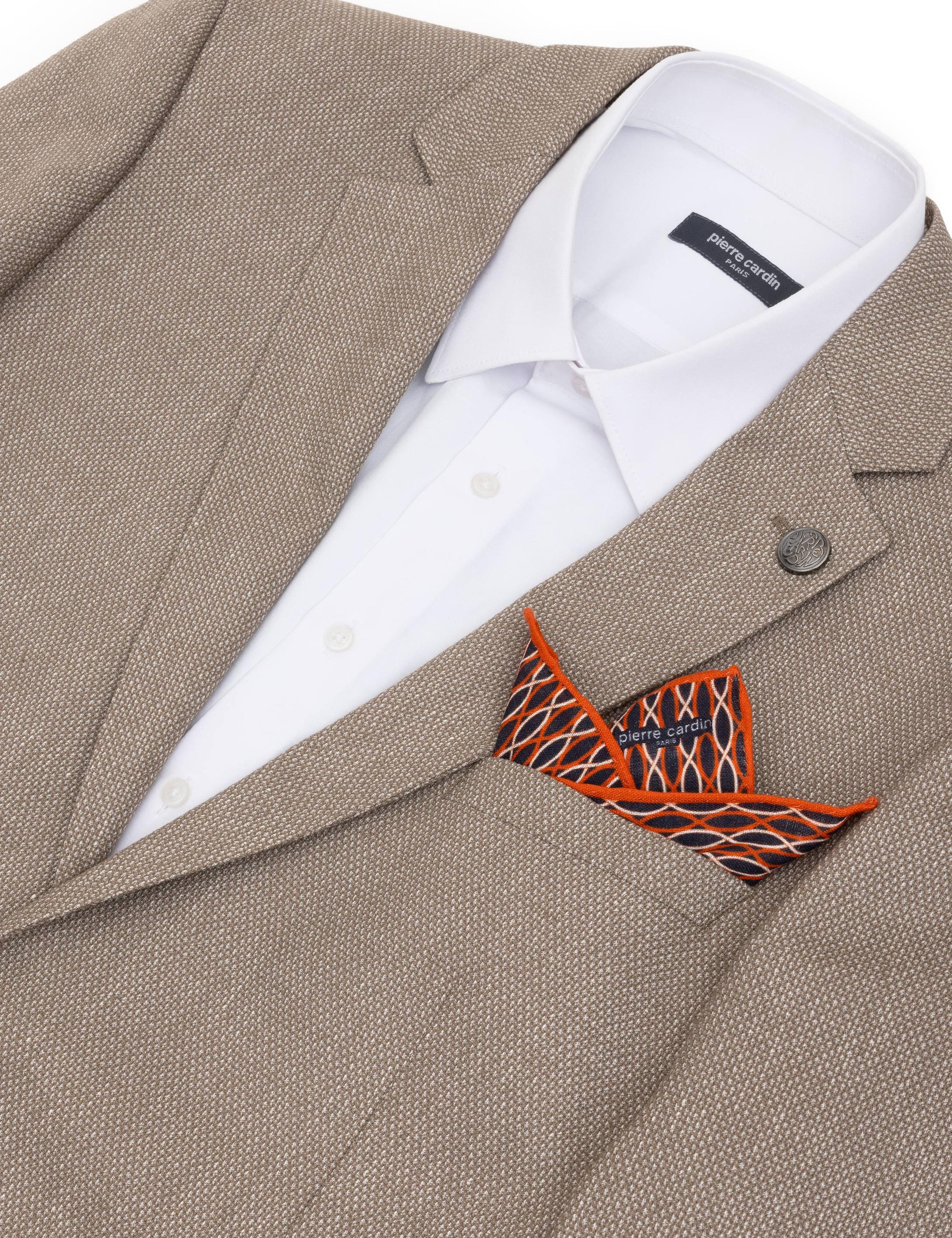 Turuncu Keten Mendil