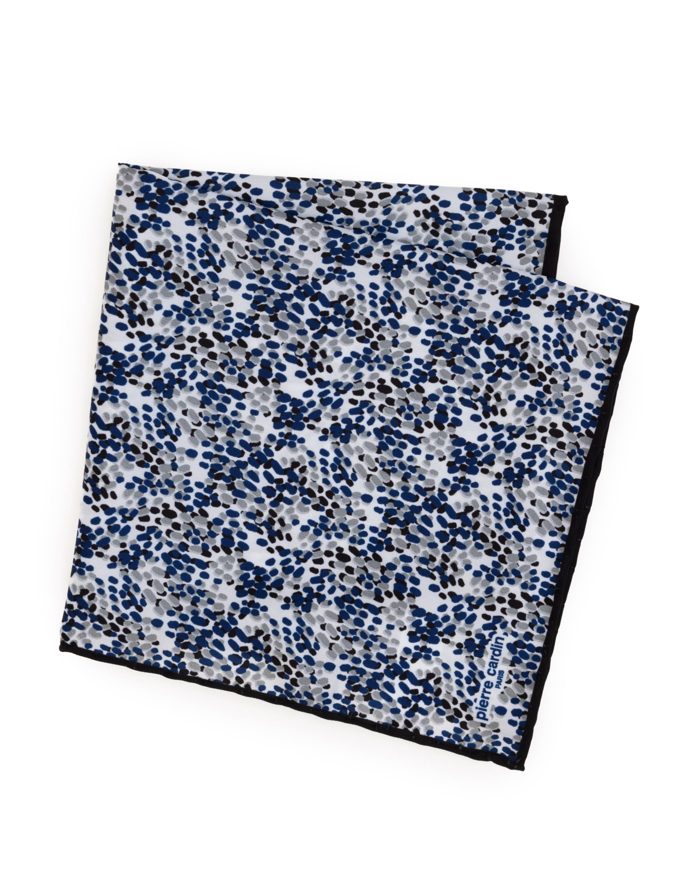 Lacivert Desenli Mendil