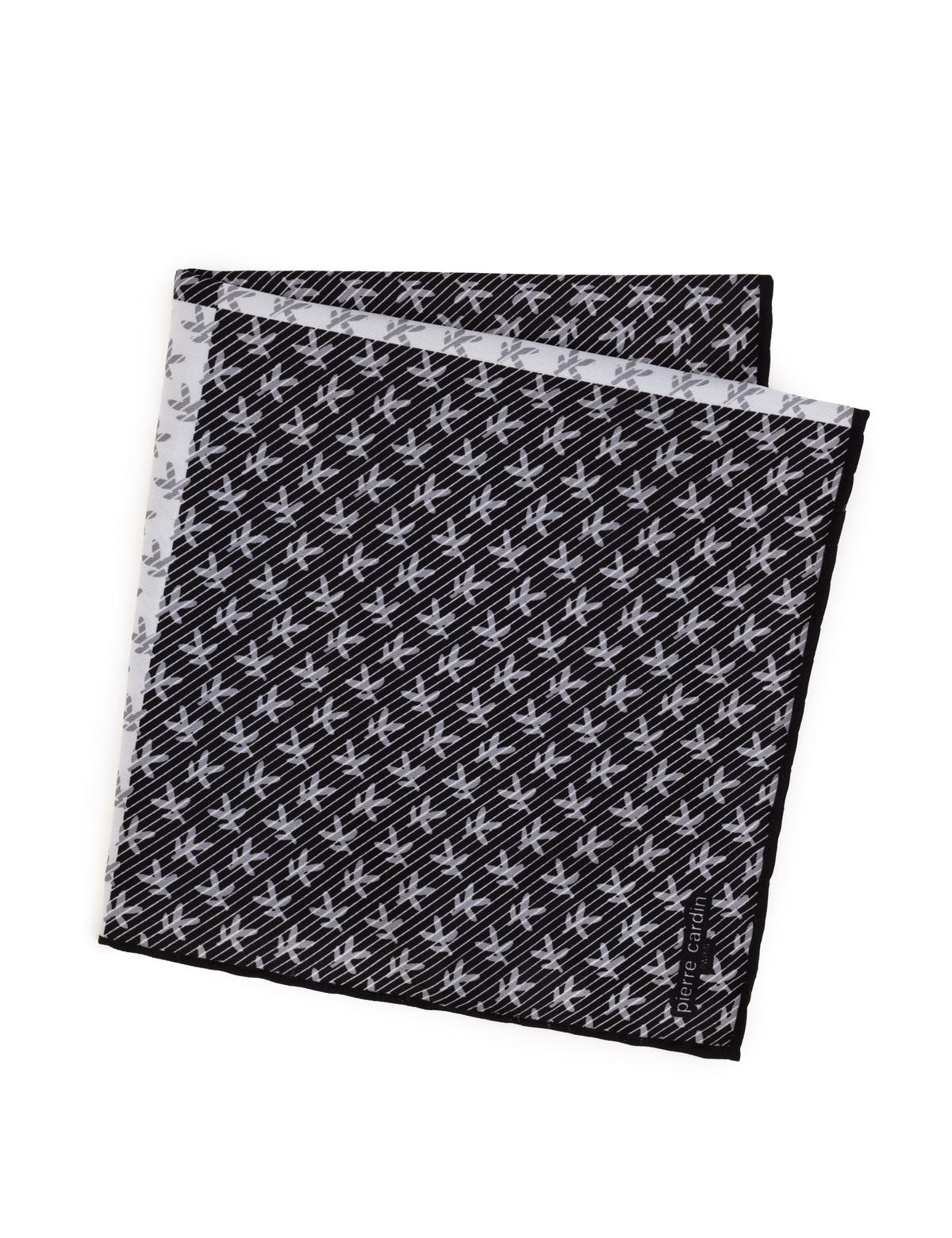 Siyah Desenli Mendil - 50317576001