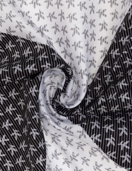 Siyah Desenli Mendil - 50317576001