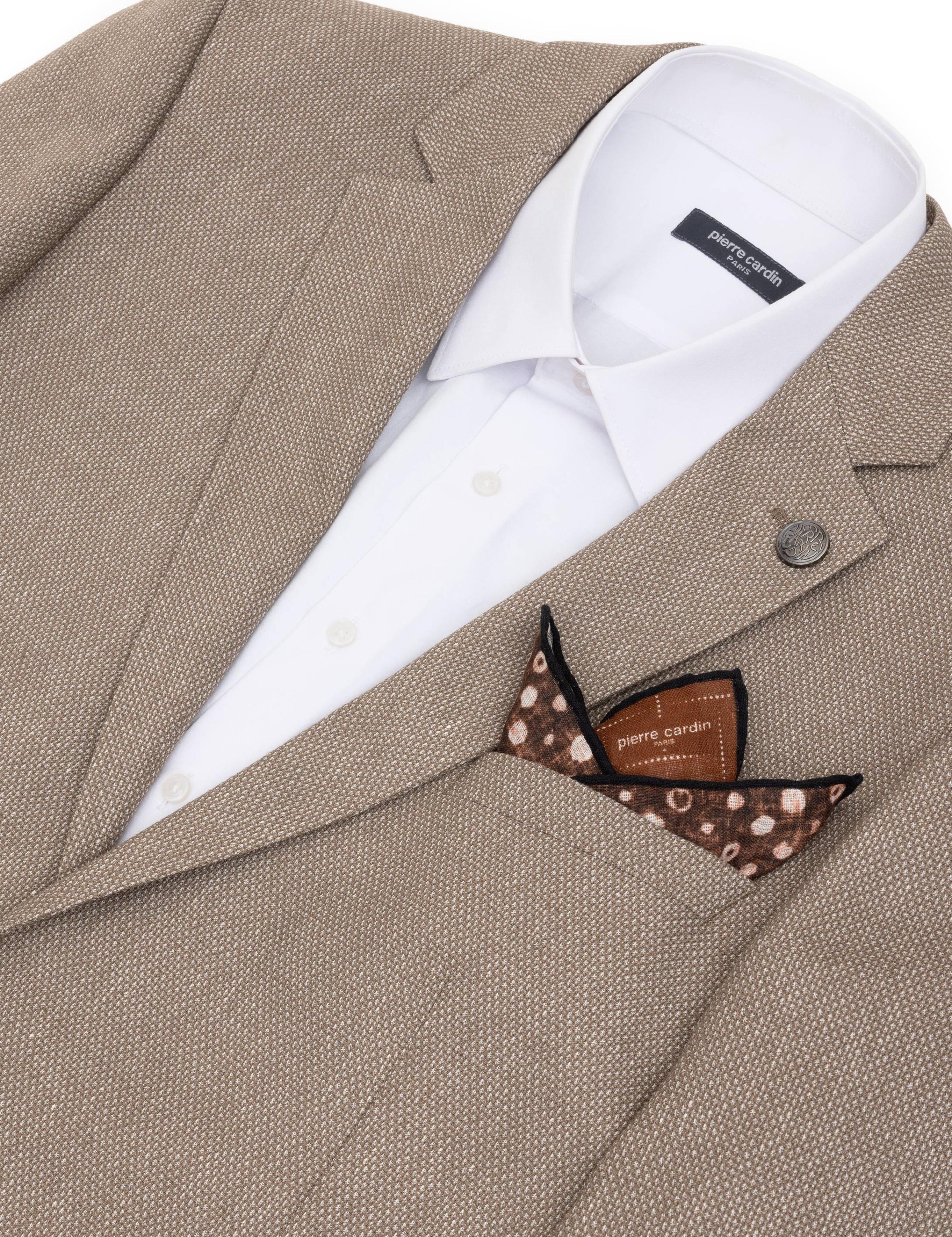 Kahverengi Keten Mendil