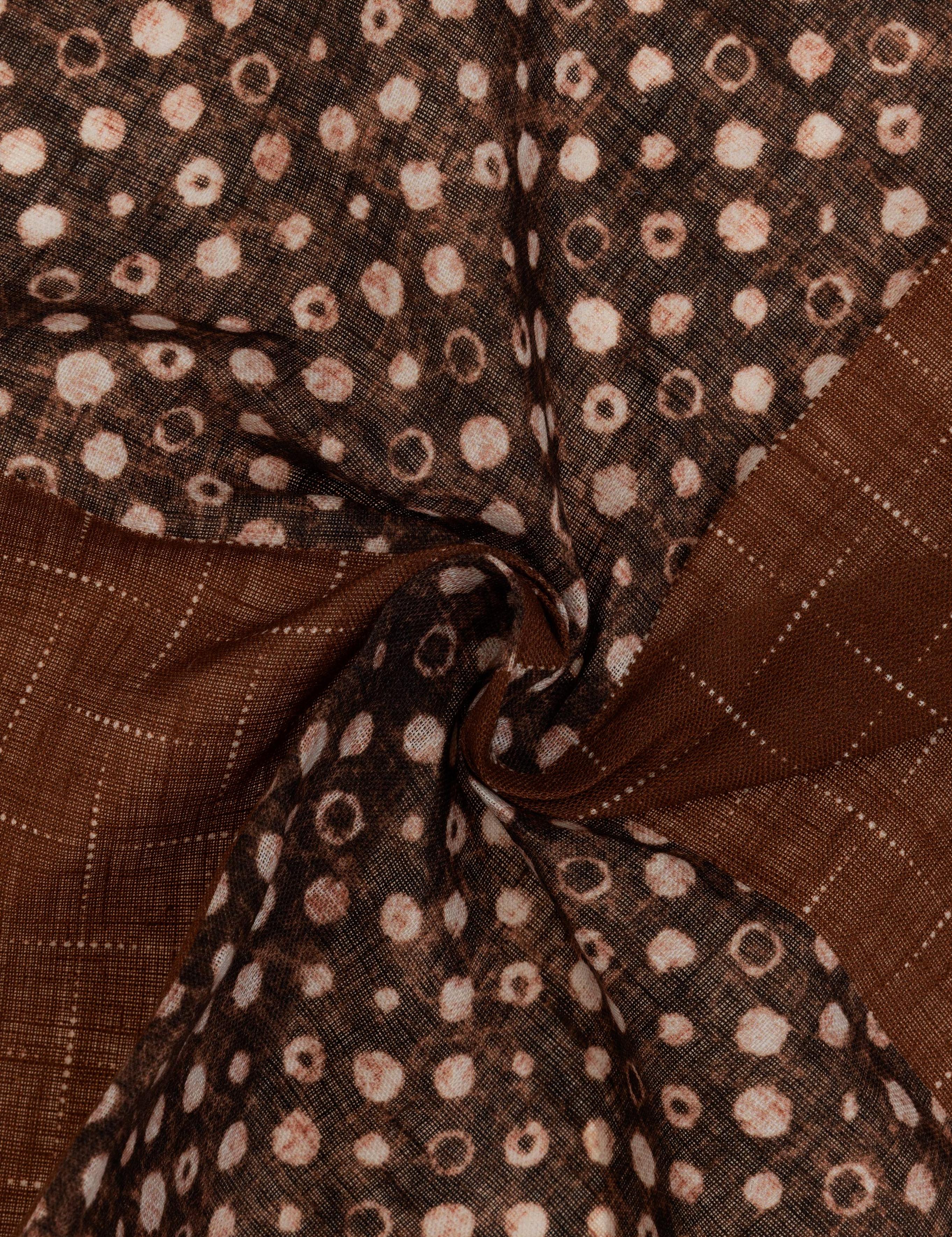 Kahverengi Keten Mendil