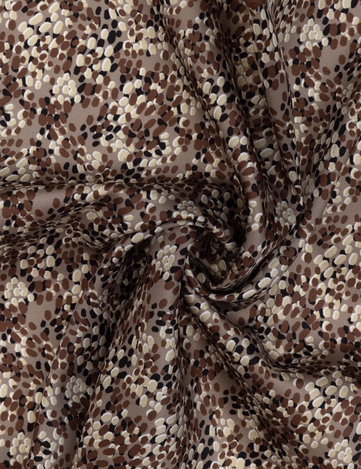 Kahverengi Desenli Mendil - 50316441002