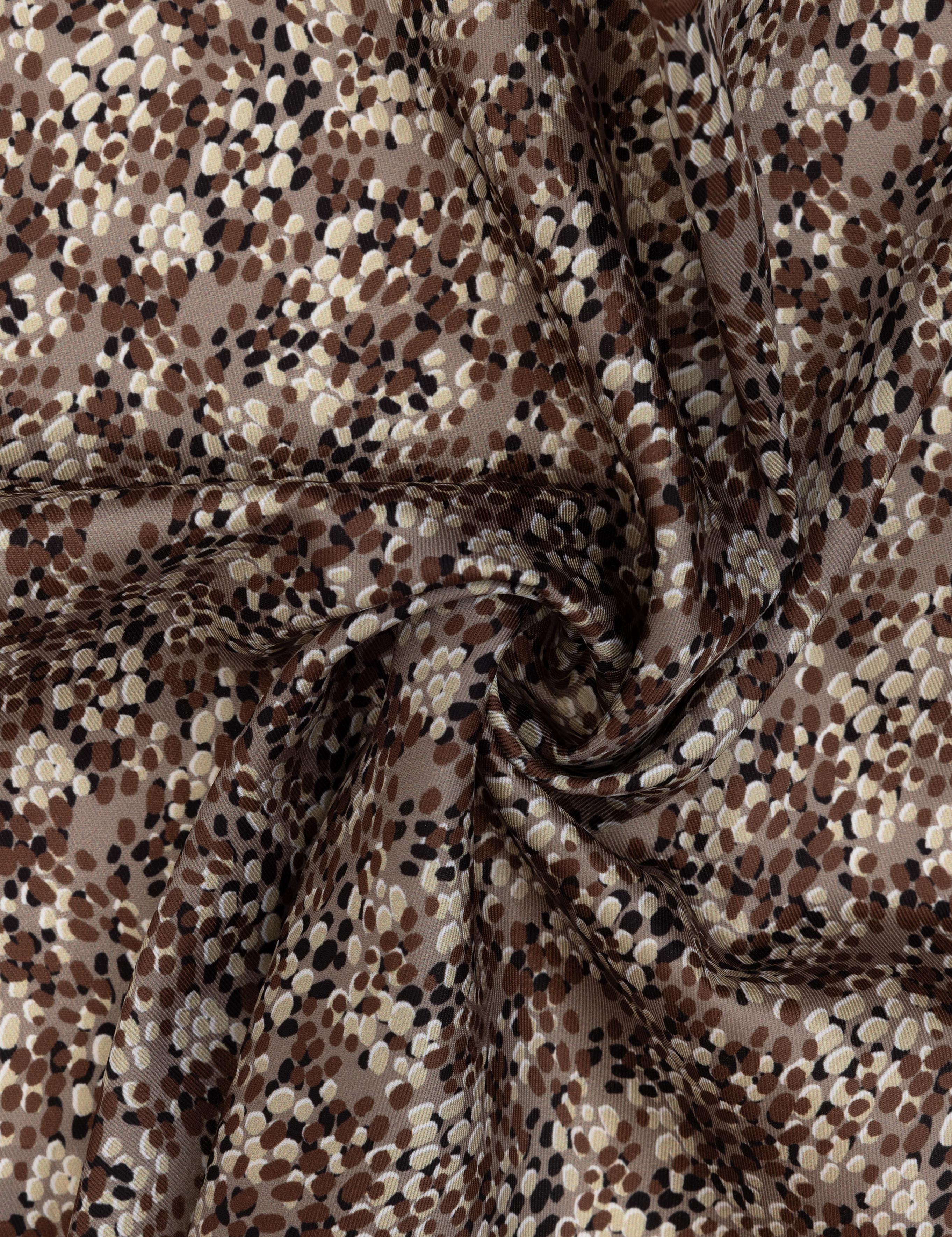 Kahverengi Desenli Mendil