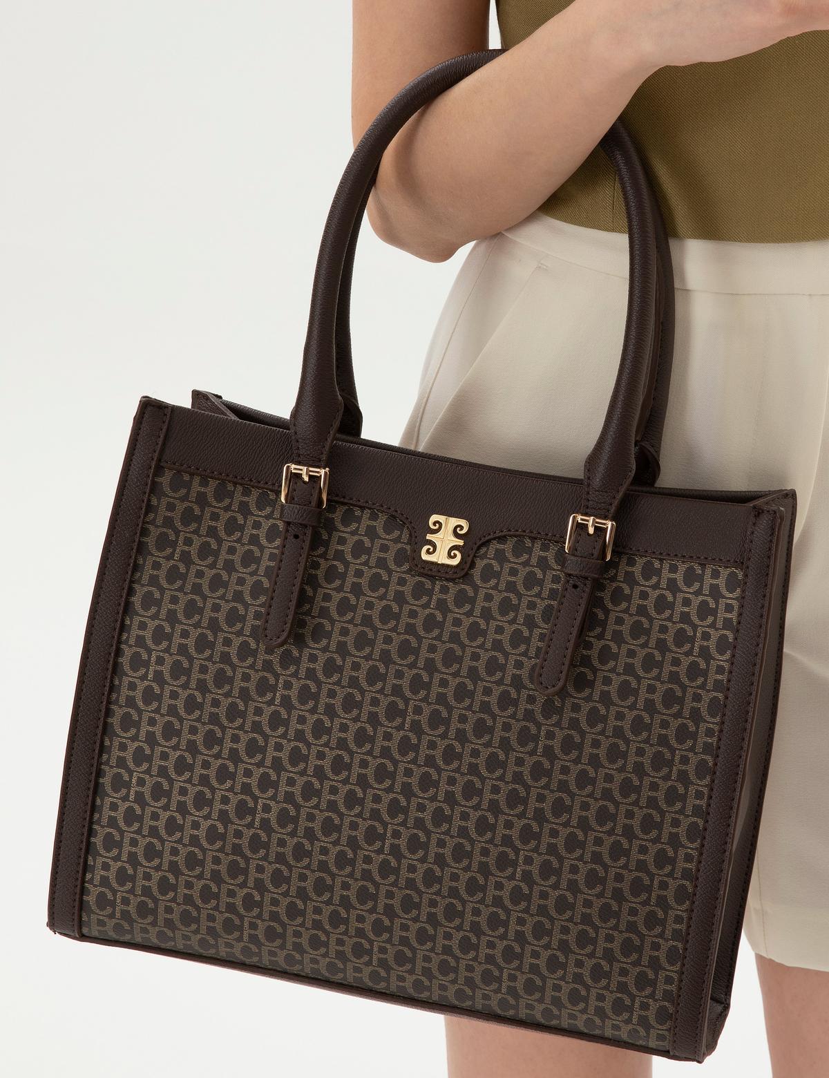 Kahverengi Omuz Çantası - 50318438002