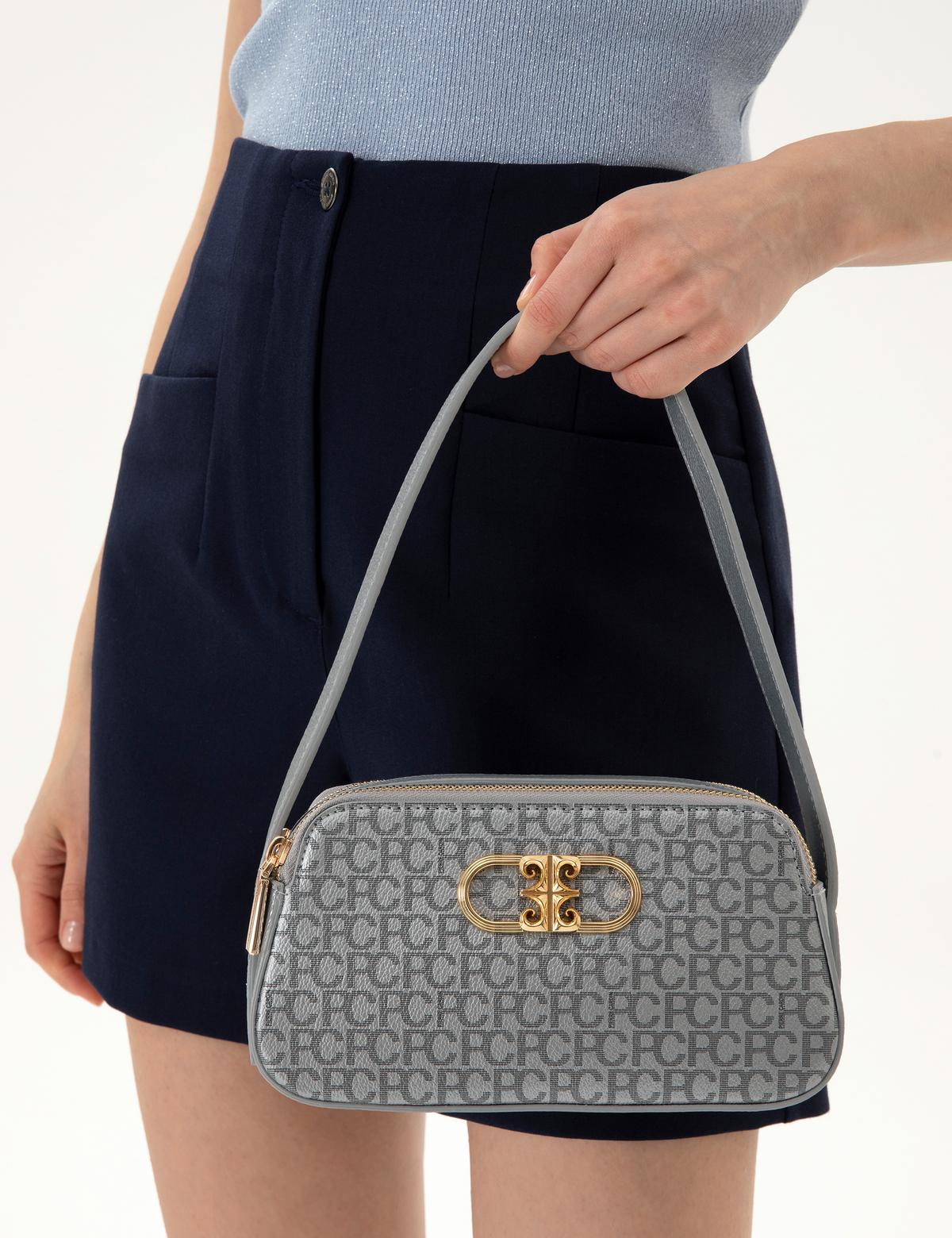 Gümüş Omuz Çantası - 50318441004