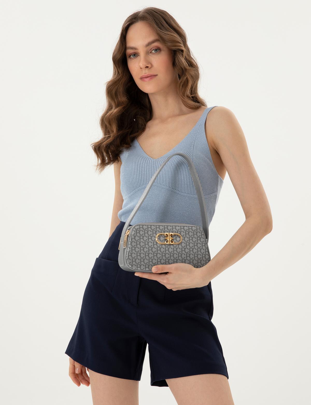 Gümüş Omuz Çantası