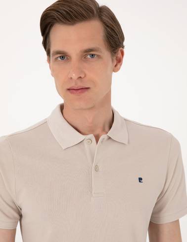 Taş Slim Fit %100 Pamuk Polo Yaka Basic Tişört