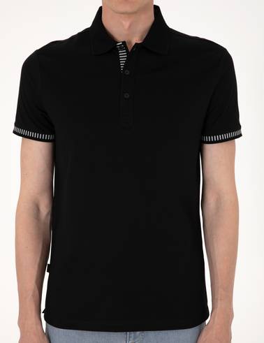 Siyah Slim Fit Tişört