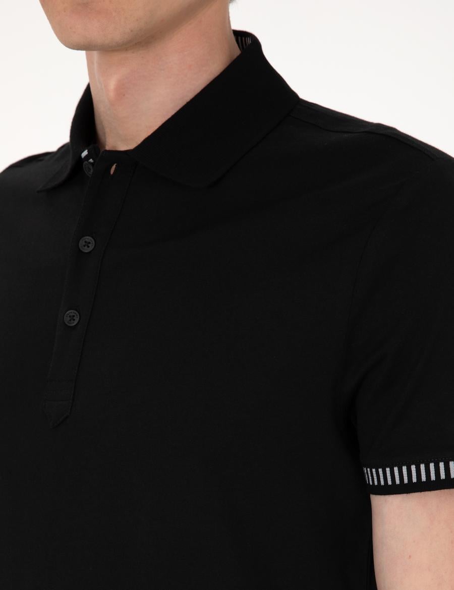 Siyah Slim Fit Tişört