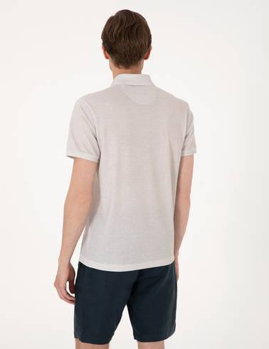Bej Slim Fit Tişört