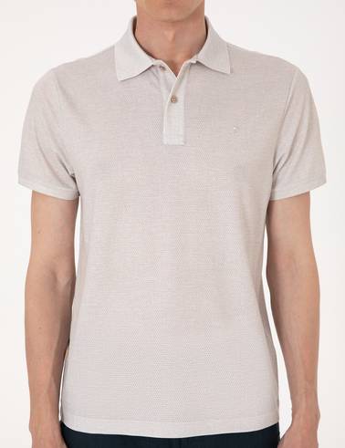Bej Slim Fit Tişört