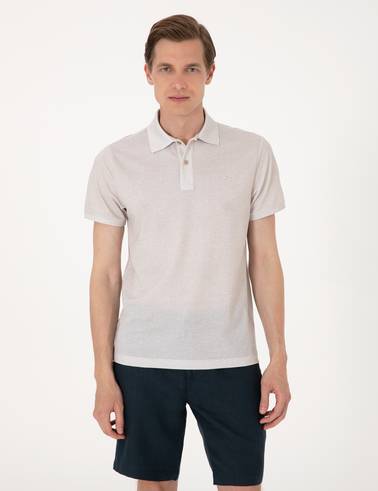Bej Slim Fit Tişört