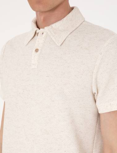 Bej Slim Fit Tişört