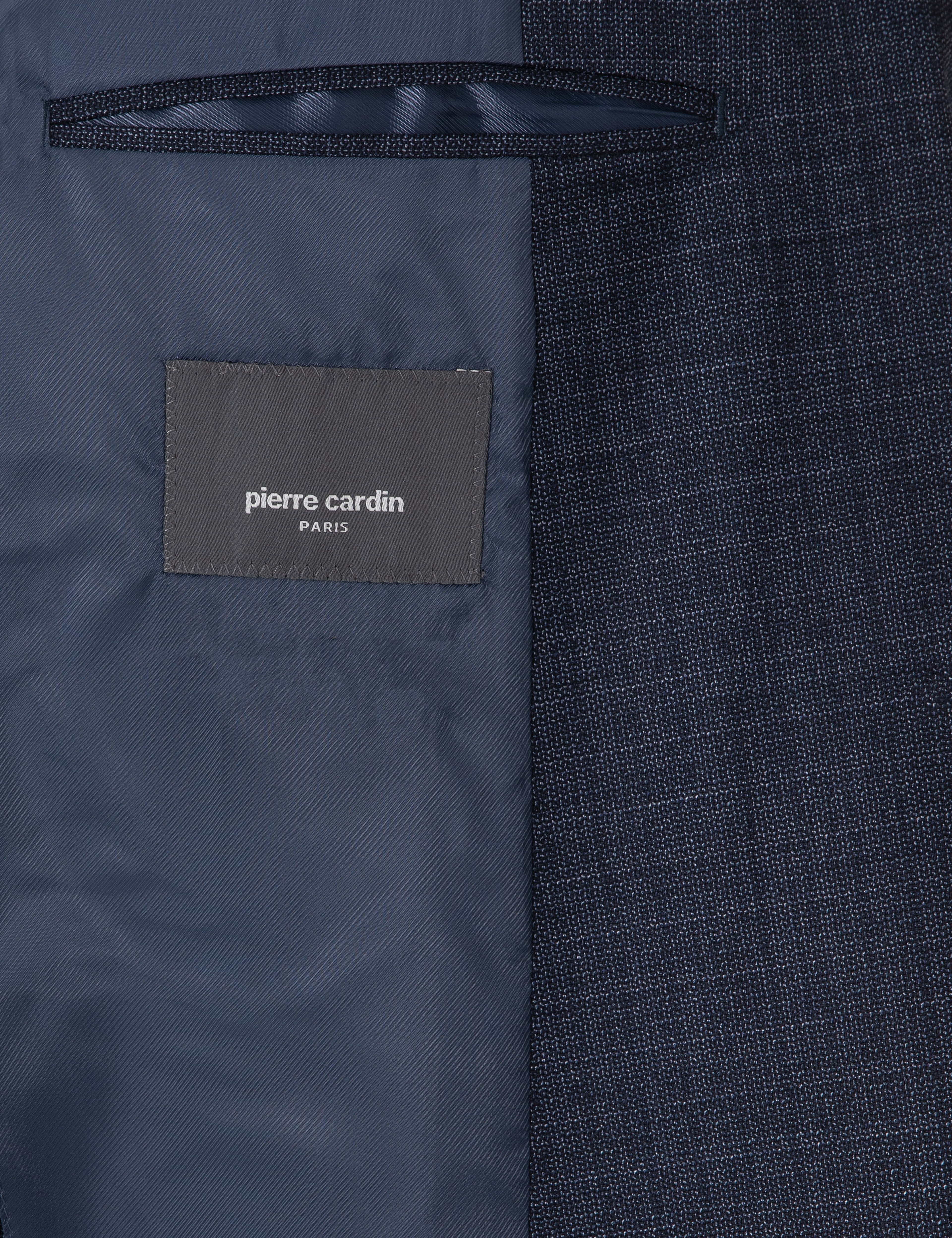 Lacivert Extra Slim Fit Yün Karışımlı Ekose Takım Elbise - Image 6