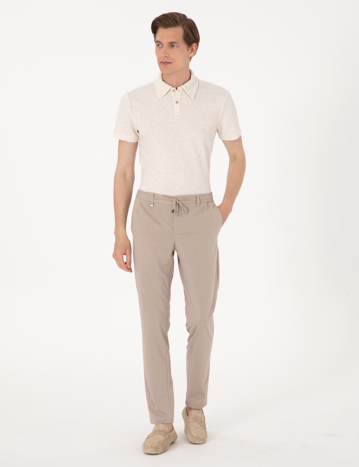 Bej Ex. Slim Fit Kumaş Pantolon - 50303459108