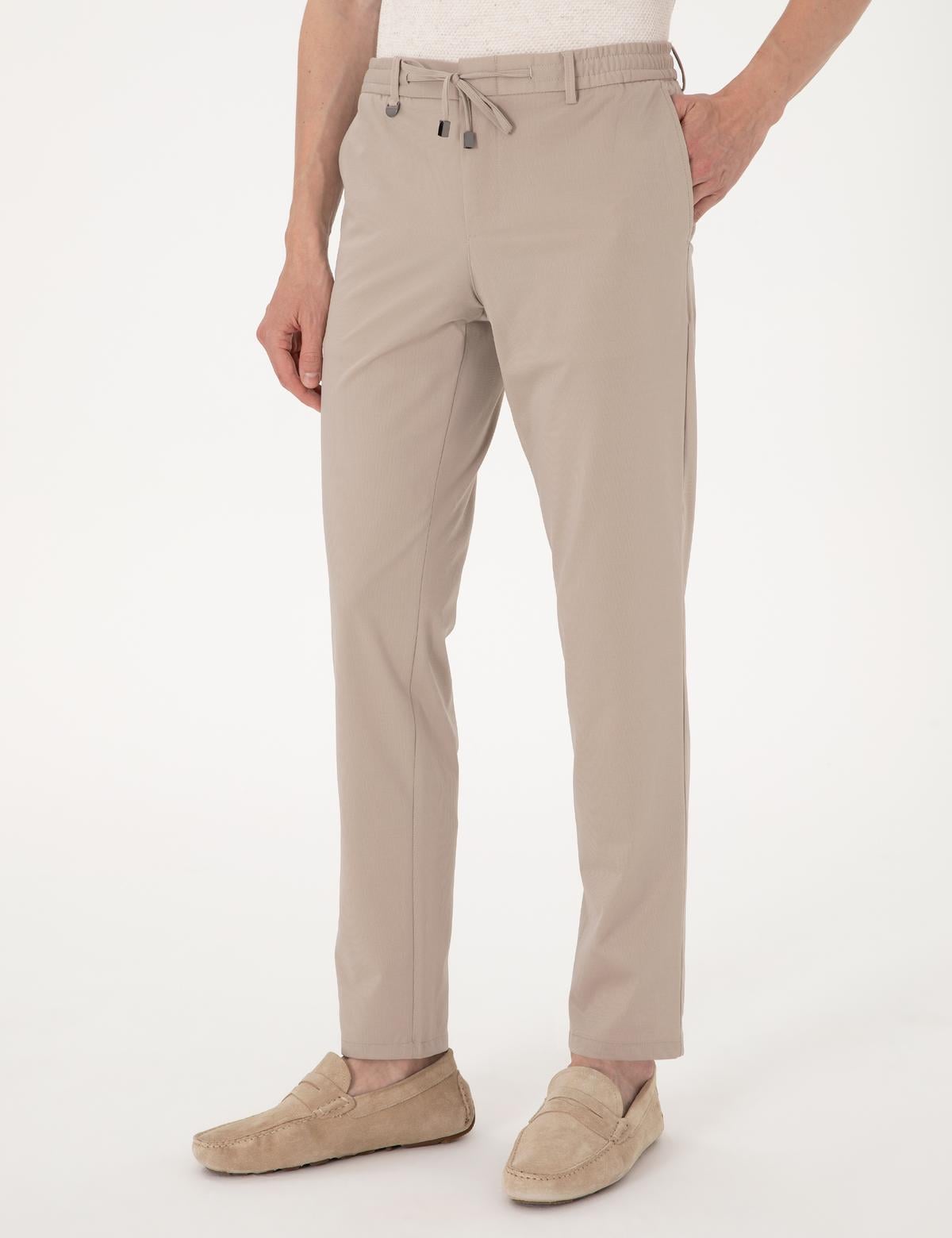 Bej Ex. Slim Fit Kumaş Pantolon - 50303459108