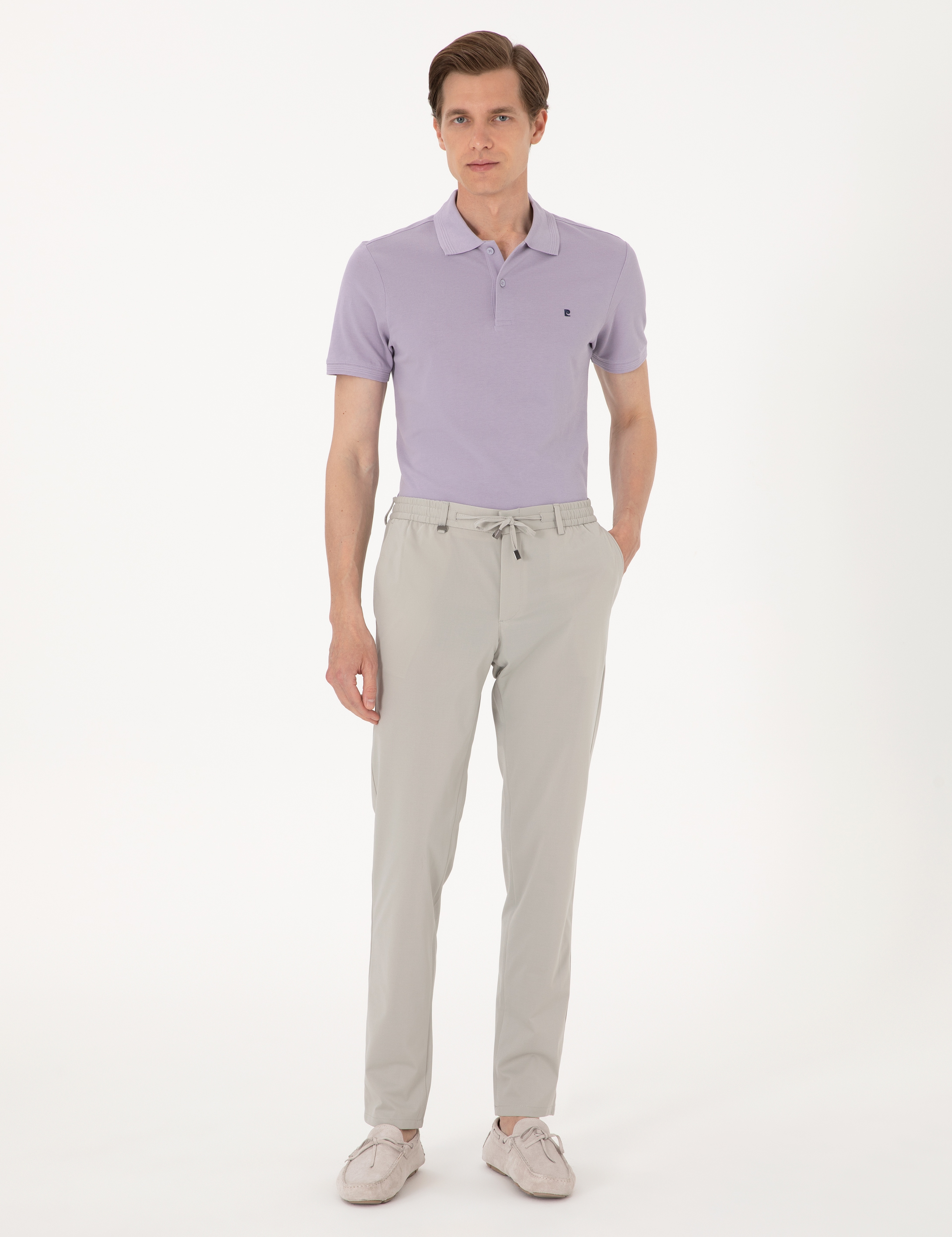 Taş Ex. Slim Fit Beli Lastikli Kordonlu Klasik Jogger Pantolon - Image 1