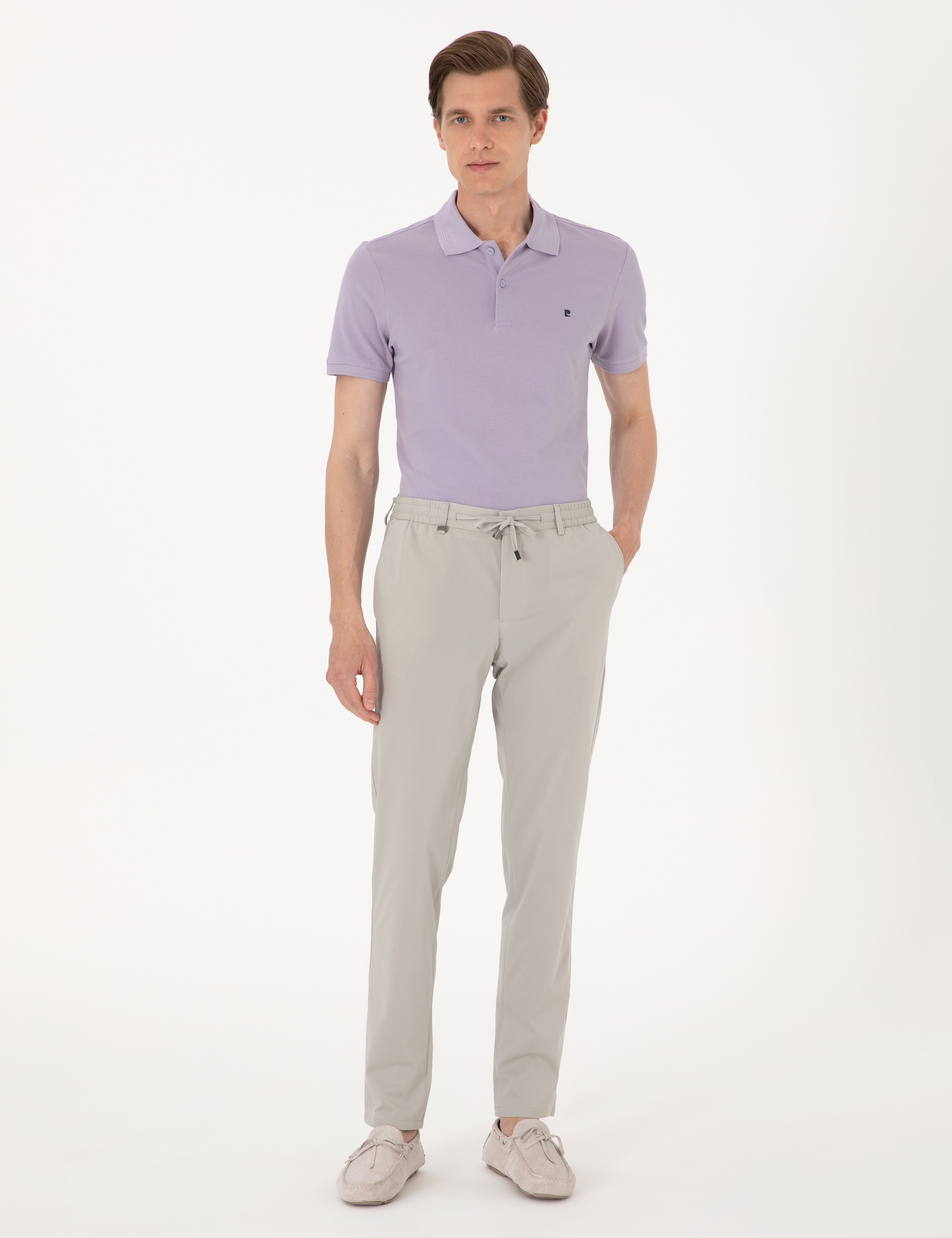 Taş Ex. Slim Fit Beli Lastikli Kordonlu Klasik Jogger Pantolon