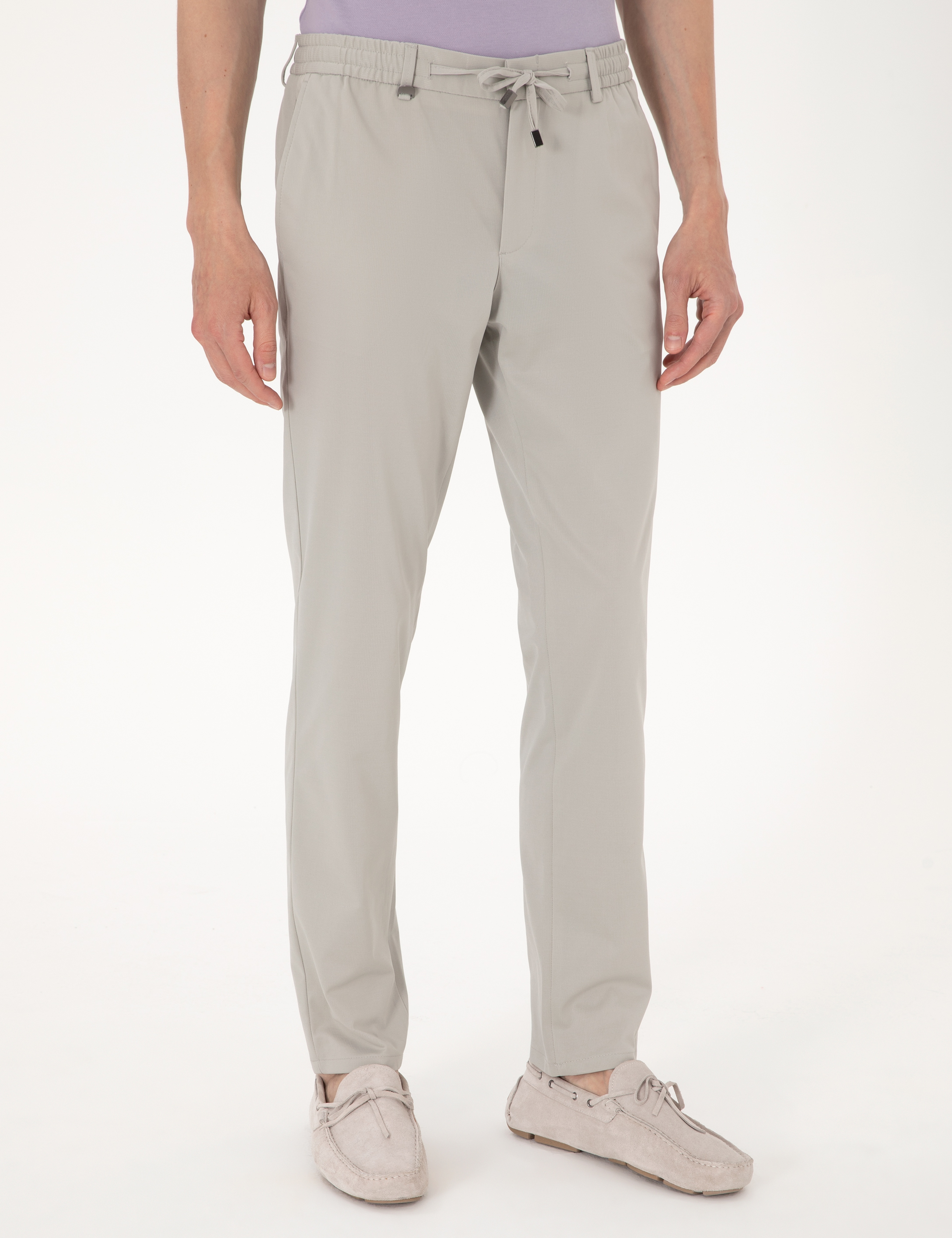 Taş Ex. Slim Fit Beli Lastikli Kordonlu Klasik Jogger Pantolon