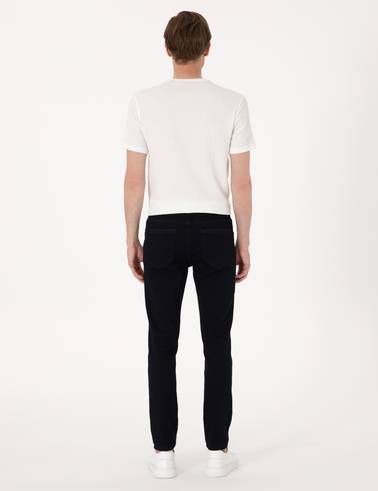 Koyu Lacivert Slim Fit Jean Pantolon