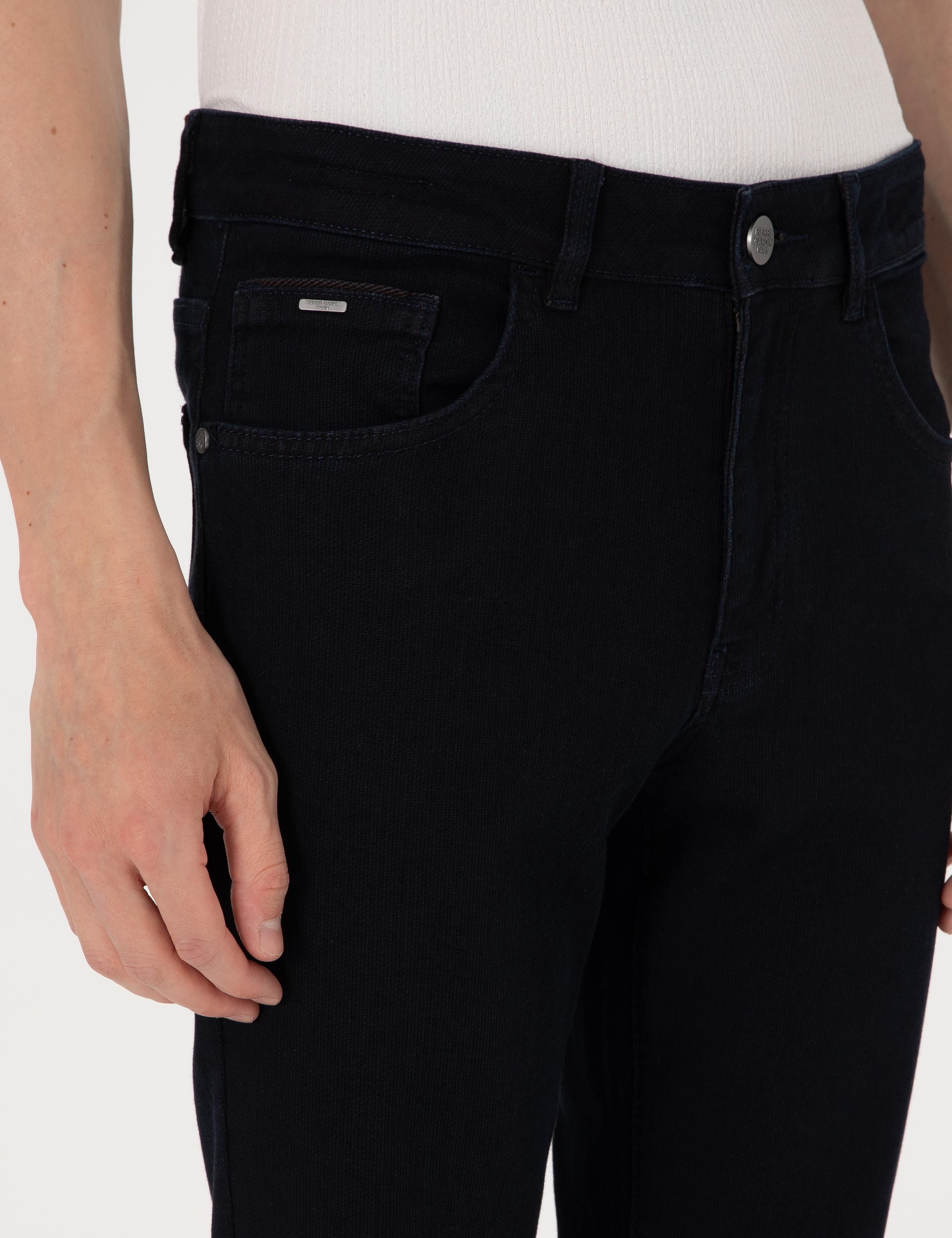 Koyu Lacivert Slim Fit Jean Pantolon
