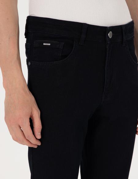 Koyu Lacivert Slim Fit Jean Pantolon - 50308953008