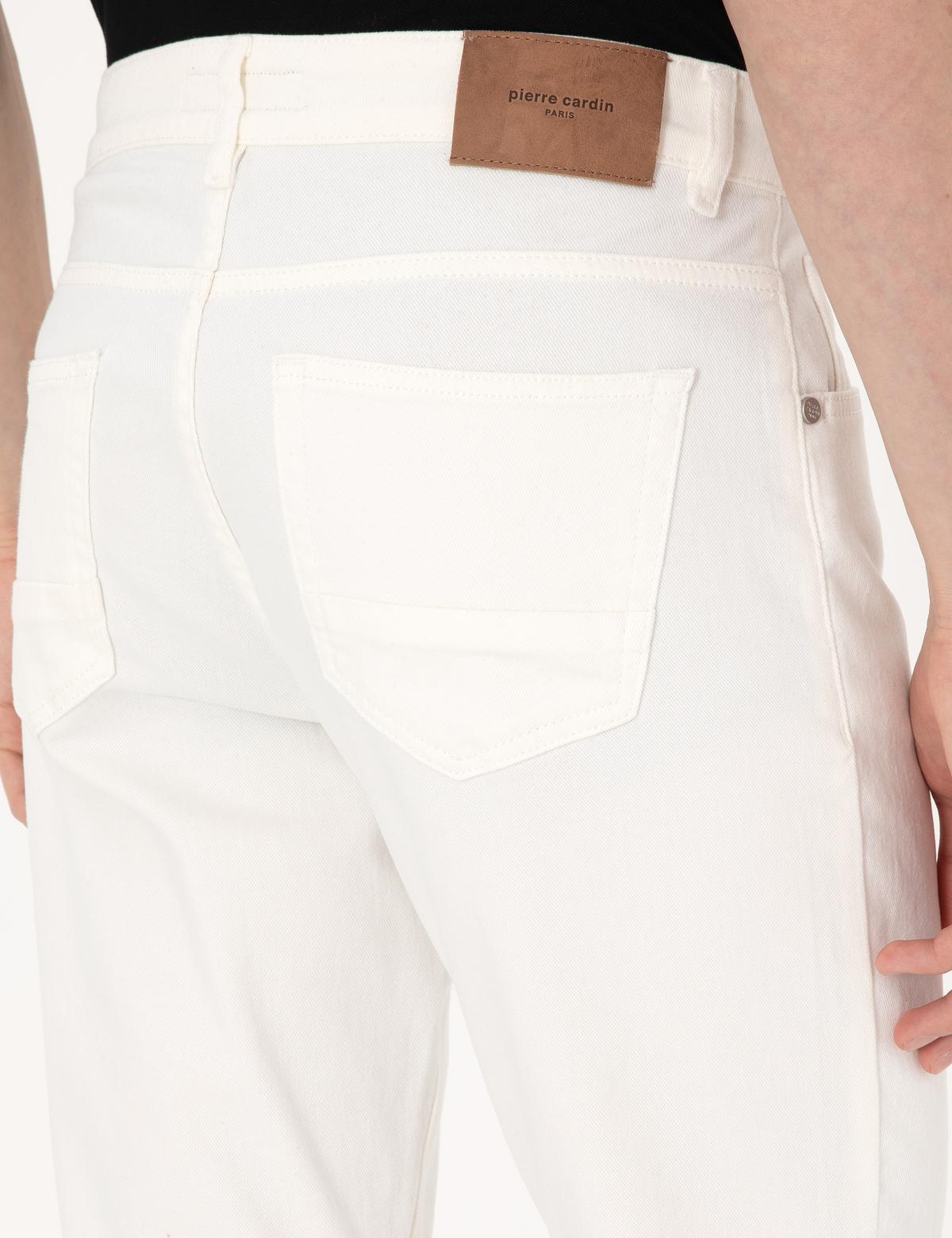 Ekru Slim Fit Jean Pantolon - 50309081036