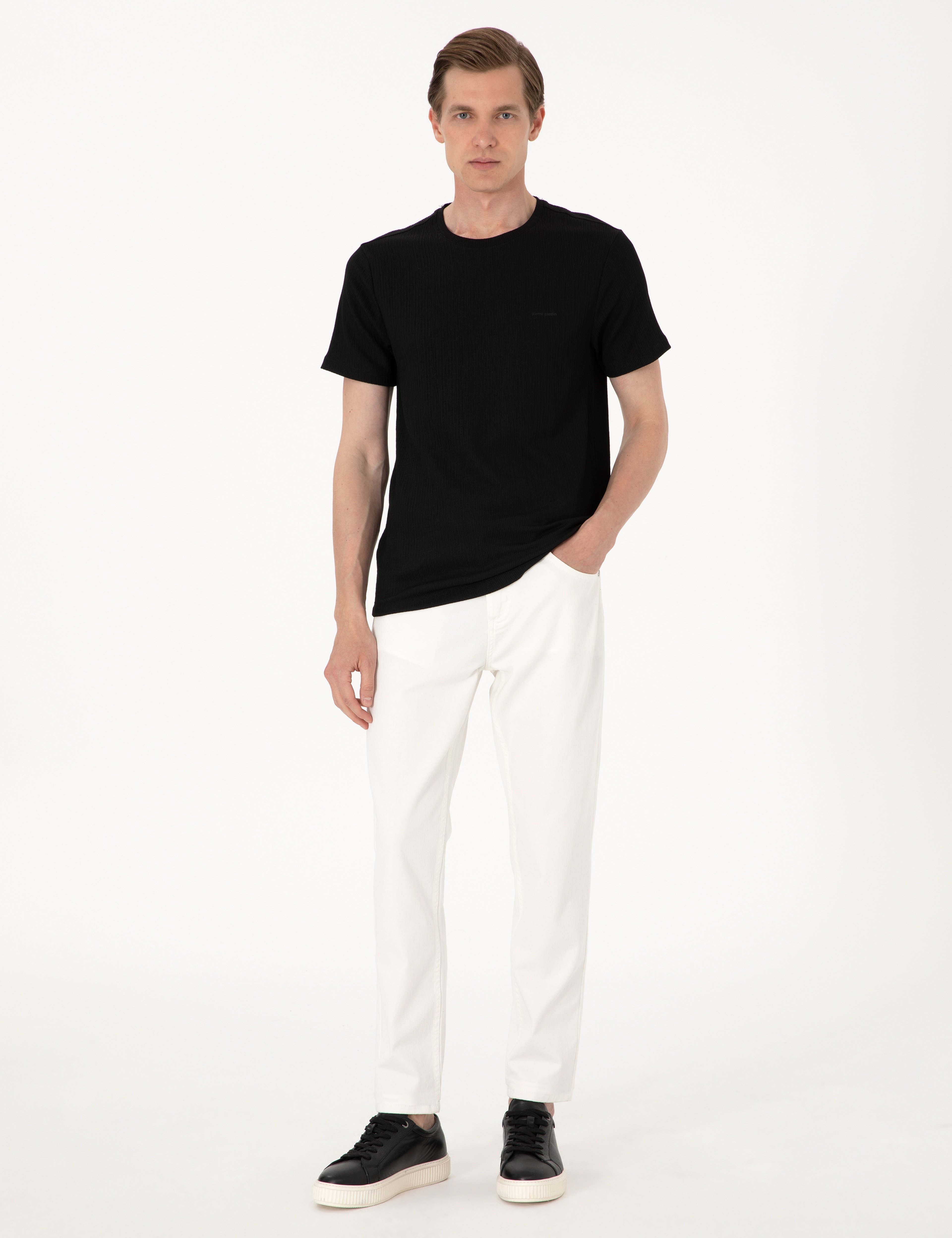 Ekru Jean Pantolon - Image 1