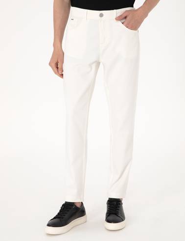 Ekru Jean Pantolon